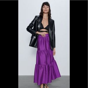 Zara Voluminous Midi Skirt